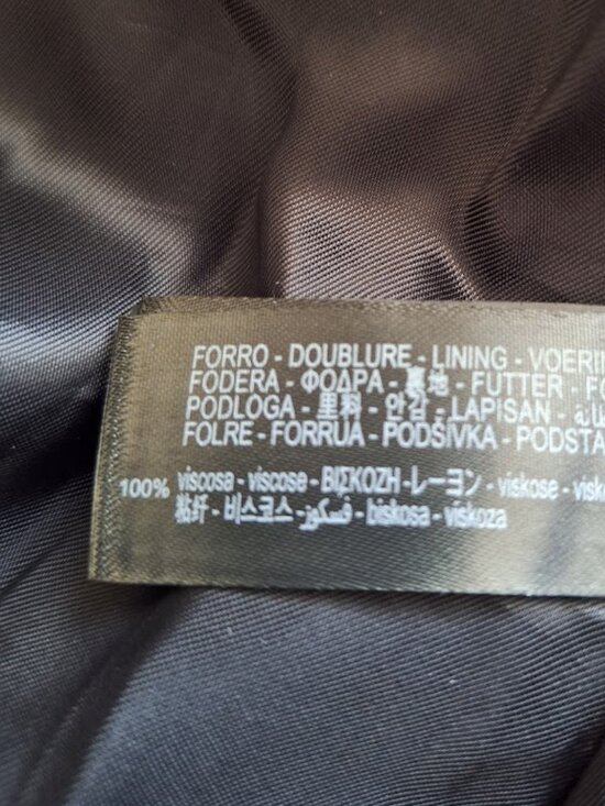 ZARA Black Blazer Midi Dress Size S 100% Viscose  Tailored Structured NWT - Picture 5 of 7